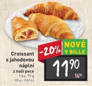 Croissant s náplní