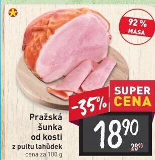 Šunka pražská od kosti