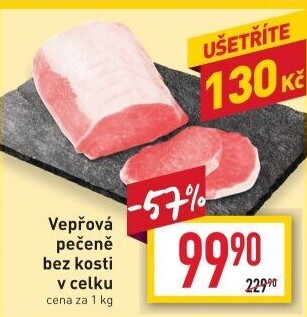 Vepřová pečeně bez kosti