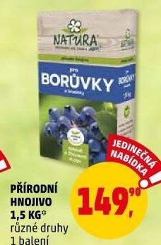 Hnojivo na borůvky a brusinky Natura Agro