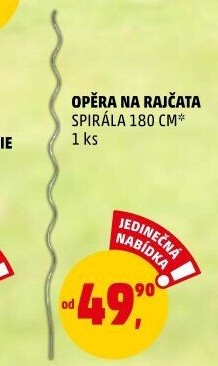 Kovová podpěra rostlin