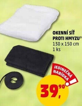 Okenní síť proti hmyzu