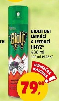 Přípravek proti létajícímu a lezoucímu hmyzu sprej Biolit