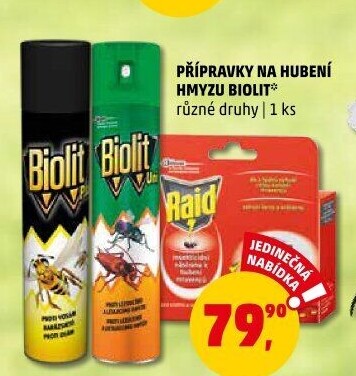 Přípravky proti hmyzu Raid