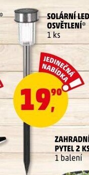 Solární LED svítidlo