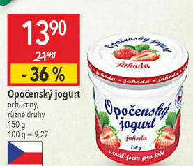 Jogurt ochucený Opočenský Bohemilk