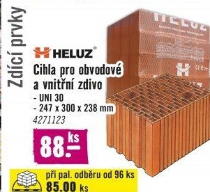 Cihla stavební Heluz