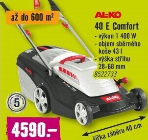 Elektrická rotační sekačka AL-KO Comfort 40 E