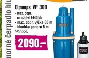 Hlubinné čerpadlo Malyš VP 300 Elpumps