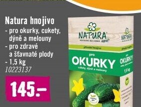 Hnojivo na okurky, cukety a dýně Natura Agro