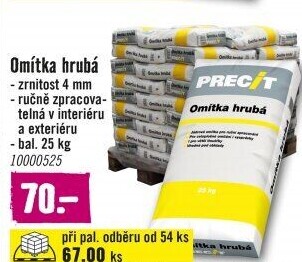 Jádrová omítka Precit