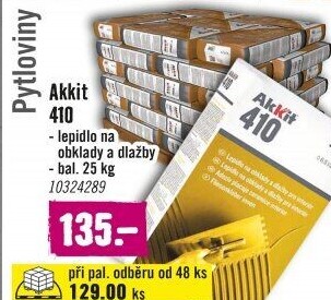 Lepidlo na obklady a dlažbu Akkit 410