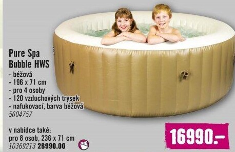 Nafukovací bazén Pure Spa Bubble Marimex