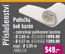 Ochranná podložka pod bazén Marimex