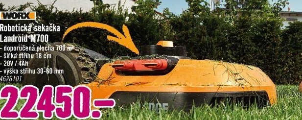 Robotická sekačka Worx Landroid M700