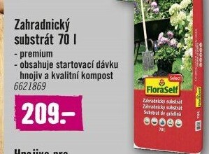 Zahradnický substrát Select Floraself