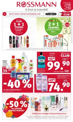 akční leták ROSSMANN drogerie 27.4.2022-10.5.2022