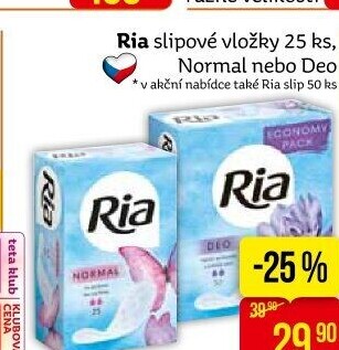 Vložky dámské slipové Ria