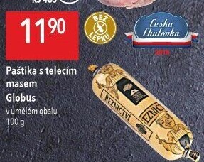 Paštika s telecím masem Játrovka Globus