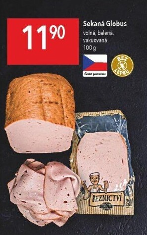 Sekaná masová Globus