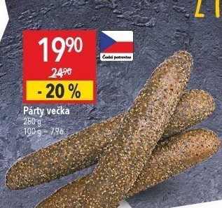 Pečivo Párty večka