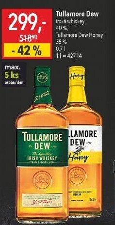 Whisky irská Tullamore Dew