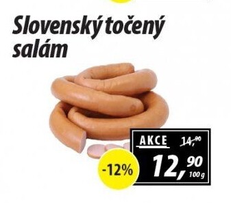 Salám slovenský točený