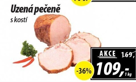 Uzená pečeně s kostí