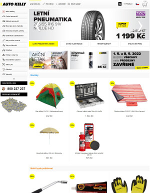 akční leták Auto Kelly 3.5.2022-9.5.2022