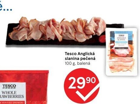 Anglická slanina Tesco