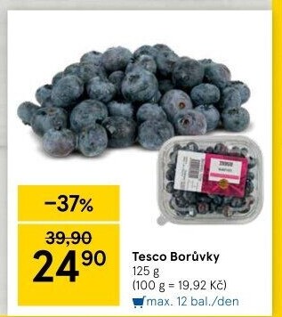 Borůvky Tesco