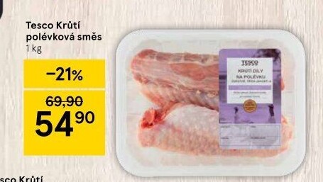 Krůtí díly na polévku Tesco