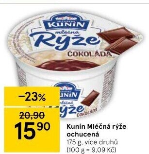 Mléčná rýže Kunín