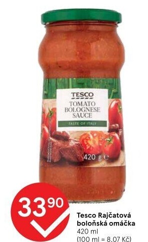 Rajčatová omáčka Tesco