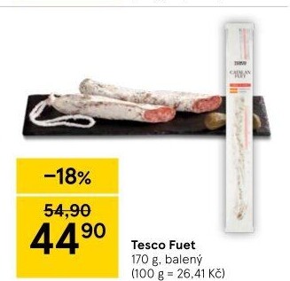 Salám Fuet Tesco