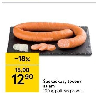 Salám špekáčkový točený