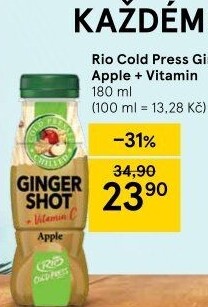 Šťáva Ginger Shot Rio Cold Press