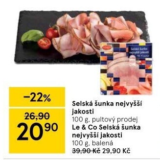 Šunka selská nejvyšší jakosti