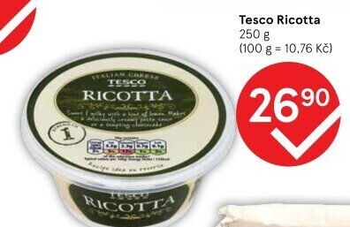Sýr Ricotta Tesco