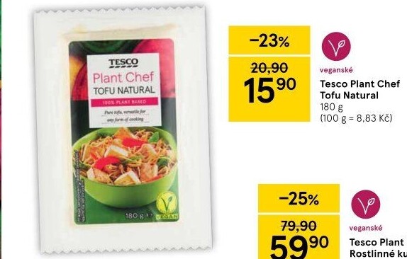 Tofu Tesco Plant Chef