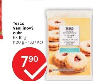 Vanilínový cukr Tesco