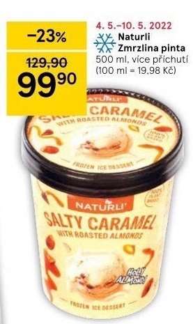 Zmrzlina v kelímku Vegan Naturli