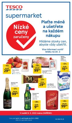 akční leták Tesco 4.5.2022-10.5.2022