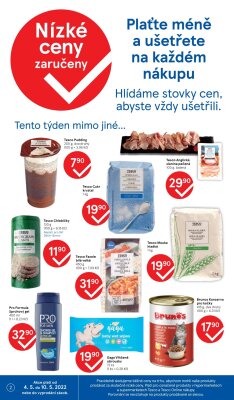 akční leták Tesco 4.5.2022-10.5.2022