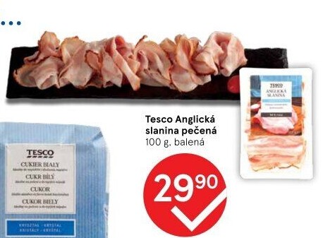 Anglická slanina Tesco