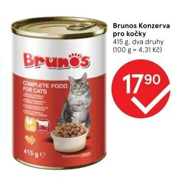 Konzerva pro kočky Brunos