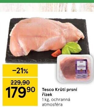 Krůtí prsní řízky Tesco