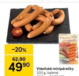 Minipárečky vídeňské Ponnath