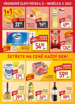 akční leták BILLA 4.5.2022-10.5.2022