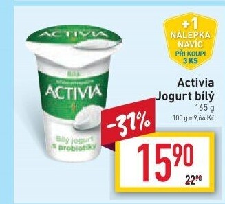 Bílý jogurt Activia Danone